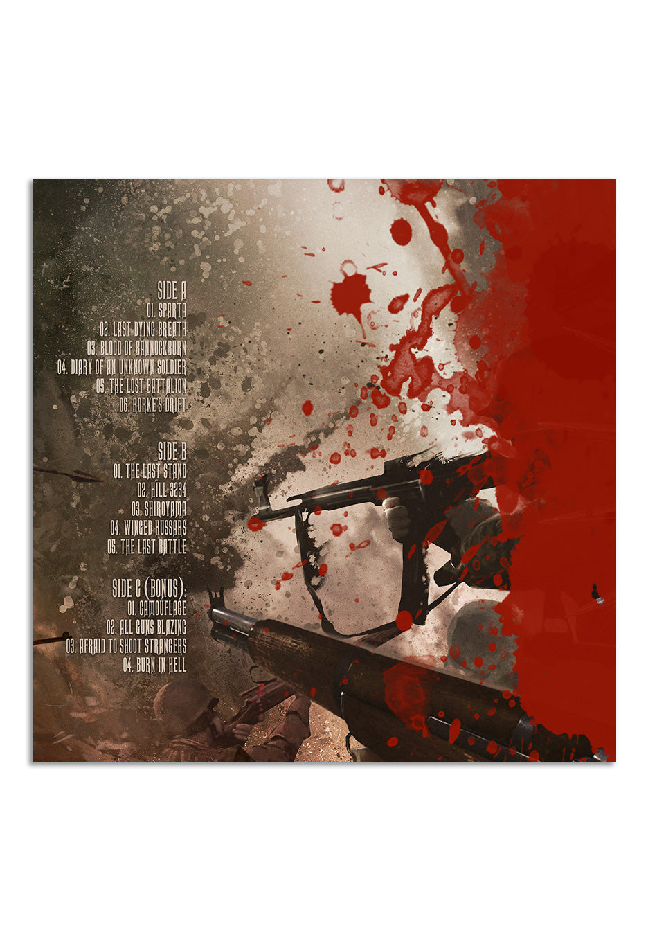 Sabaton The Last Stand 2 vinile marbled splatter