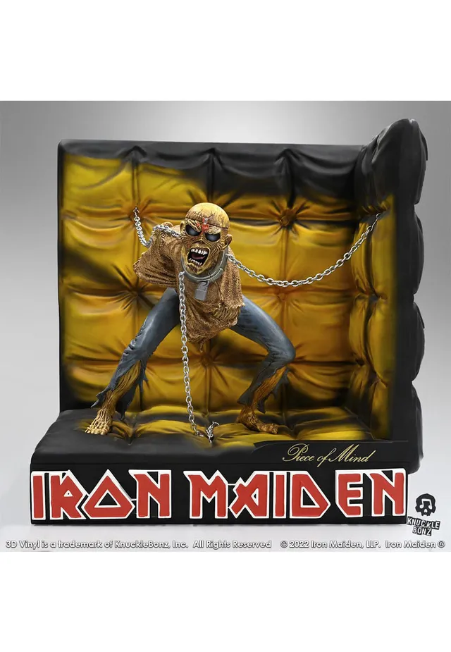 Iron Maiden Piece Of Mind statua 3D vinile da collezione