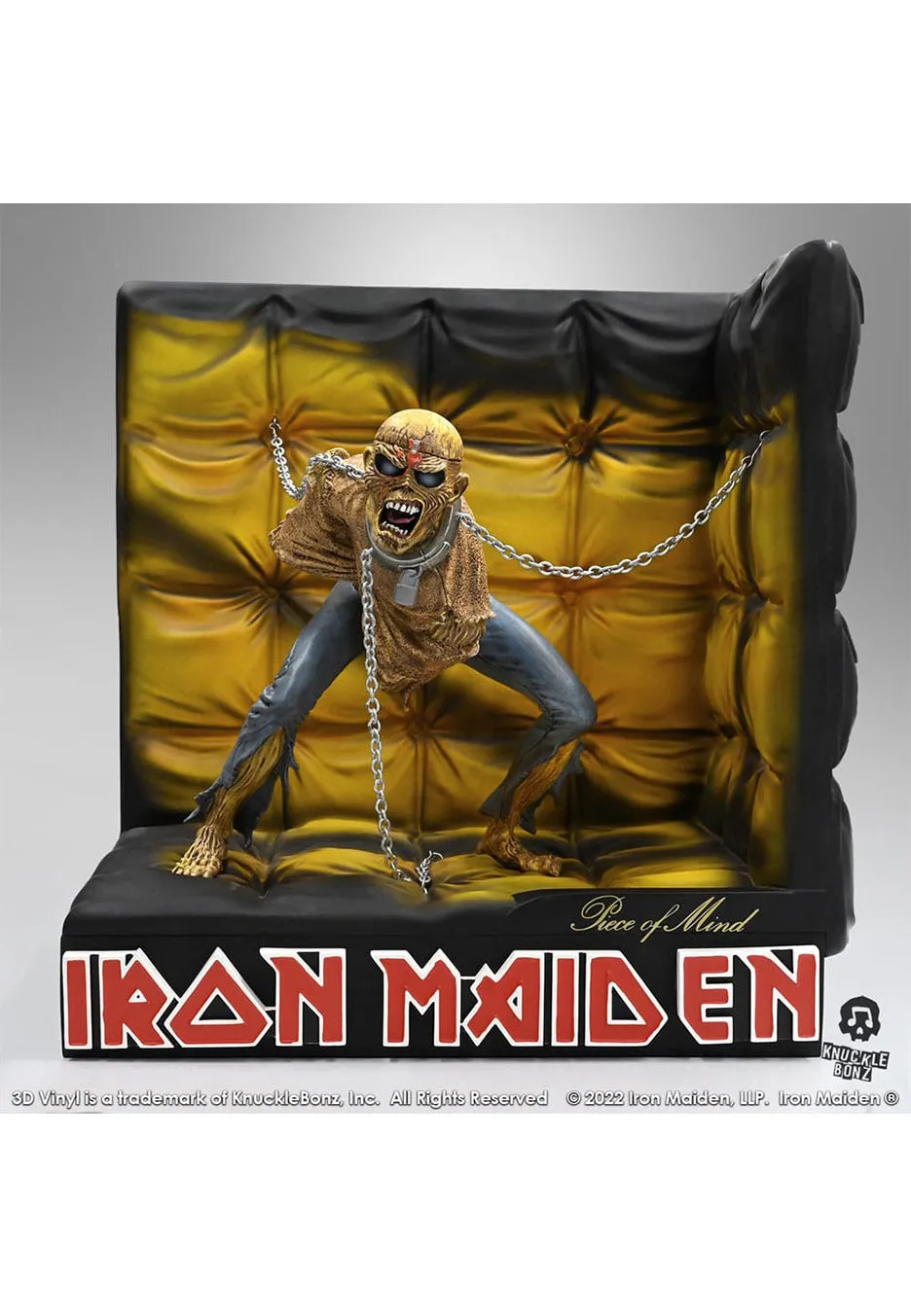 Iron Maiden Piece Of Mind statua 3D vinile da collezione