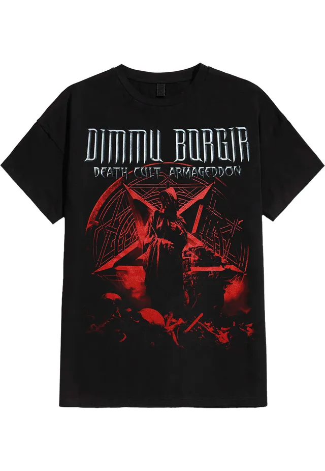 Dimmu Borgir Death Cult Pentagram t-shirt nera uomo