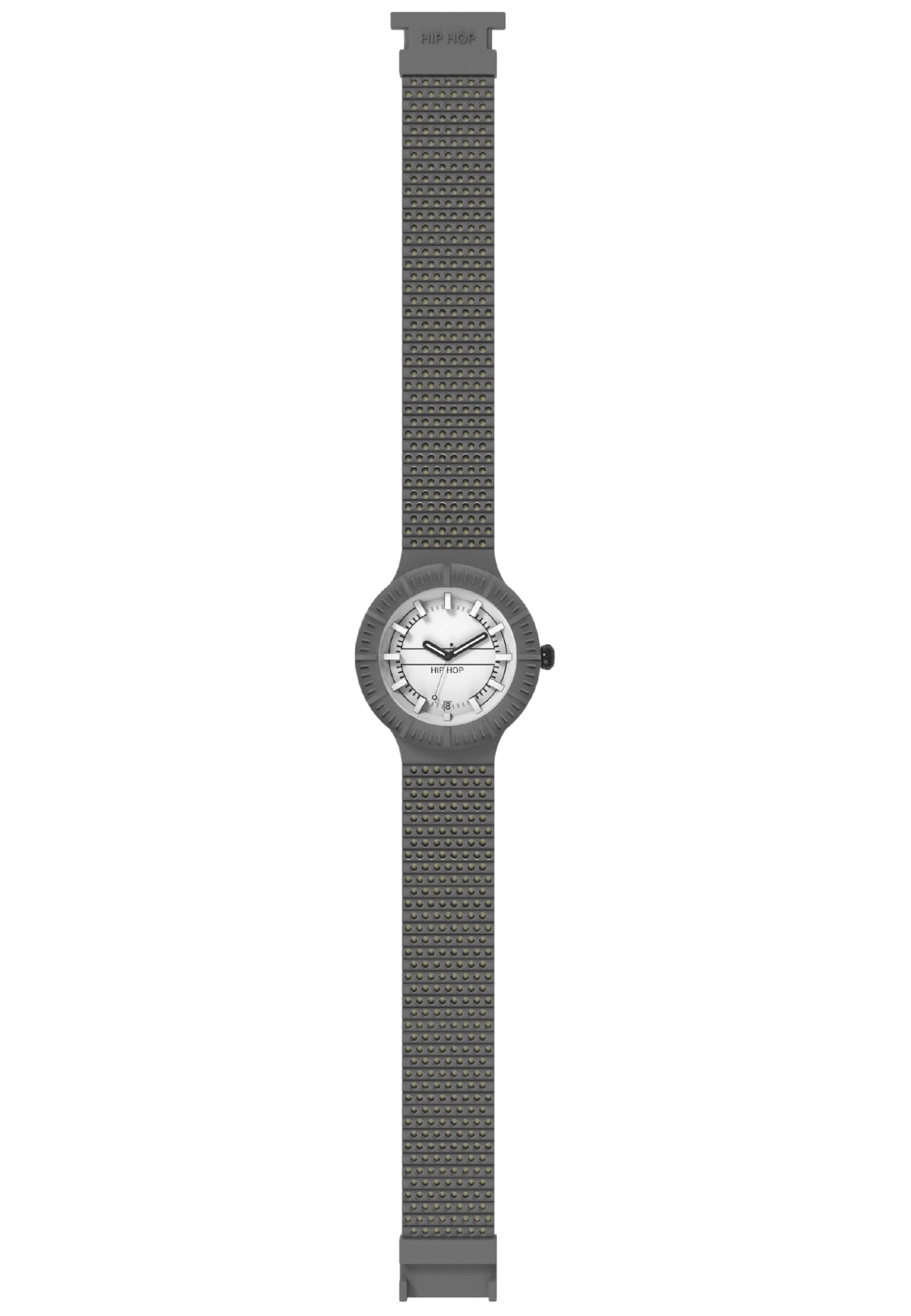 Hip Hop X Man Orologio Uomo Silicone Nero 42mm