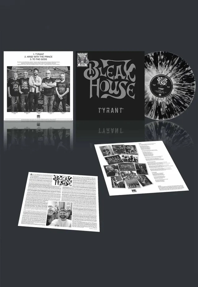 Bleak House Tyrant vinile splatter grigio limited