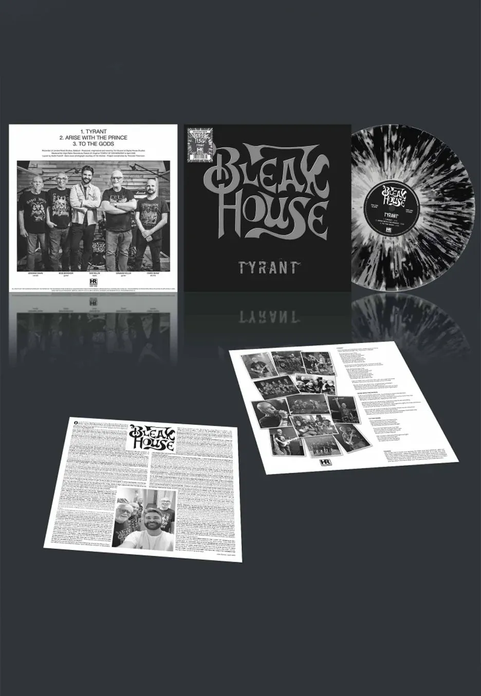 Bleak House Tyrant vinile splatter grigio limited