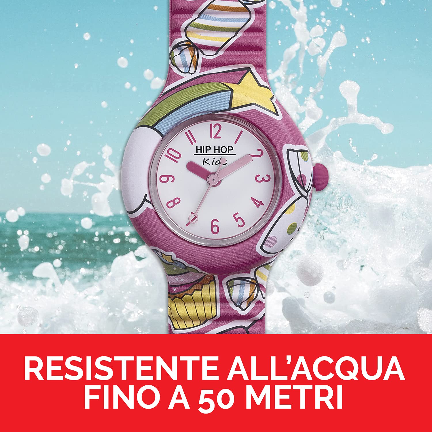 Hip Hop KIDS FUN Candy Orologio Bambina 28 mm Silicone