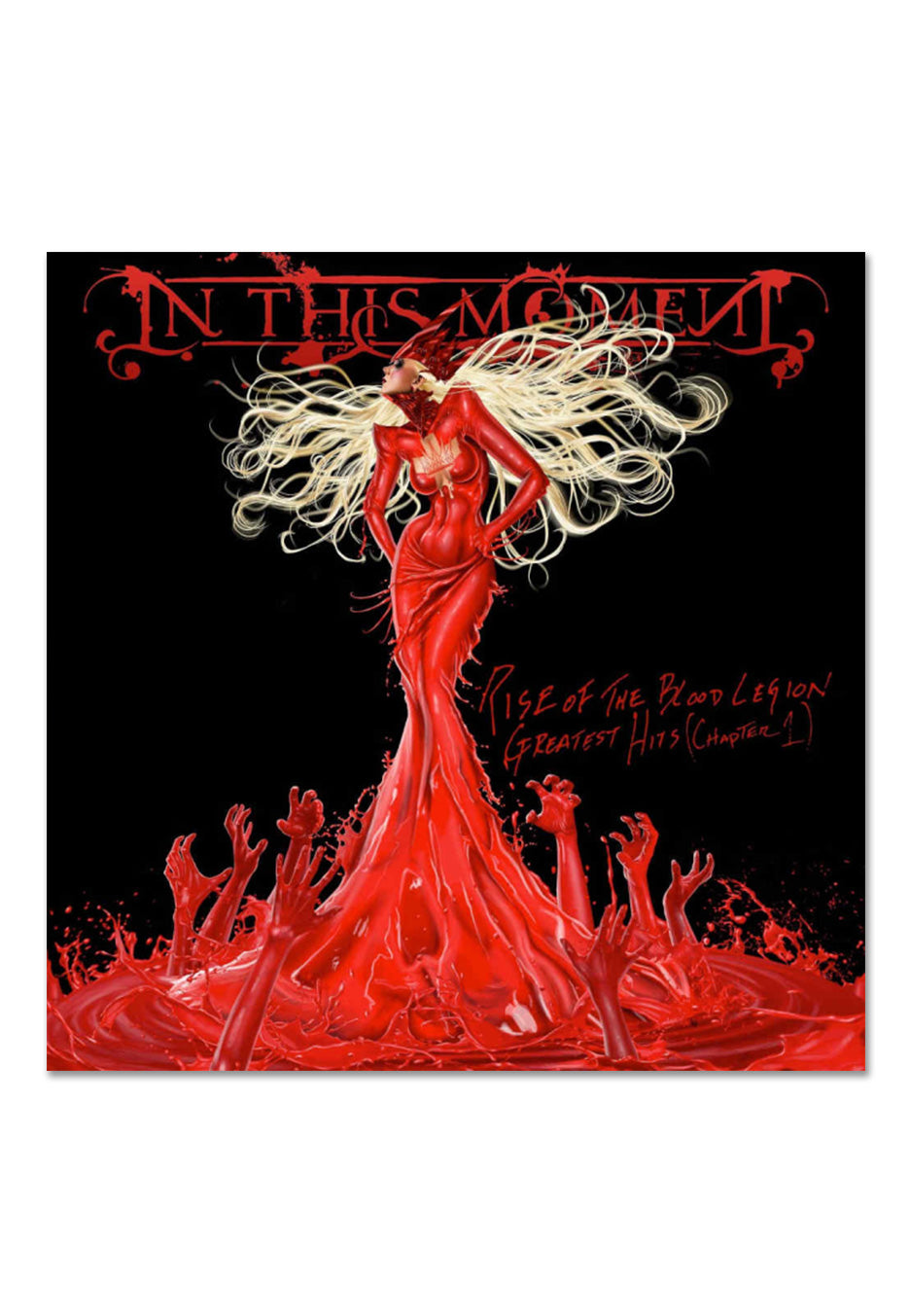 In This Moment Rise Of The Blood Legion 2 LP Vinile rosso bianco