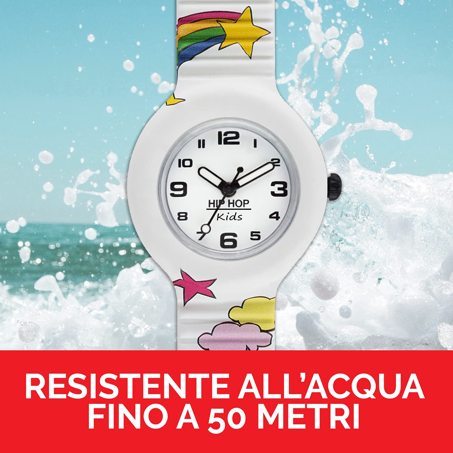 Hip Hop Kids Fun orologio bambini unicorno silicone 28 mm