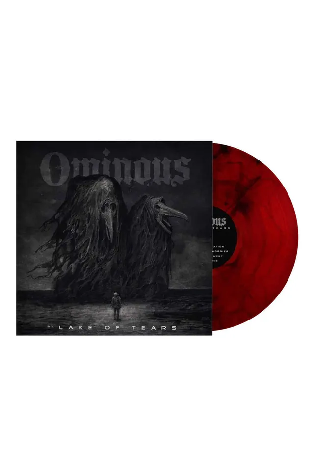 Lake Of Tears Ominous vinile LP rosso nero marmorizzato