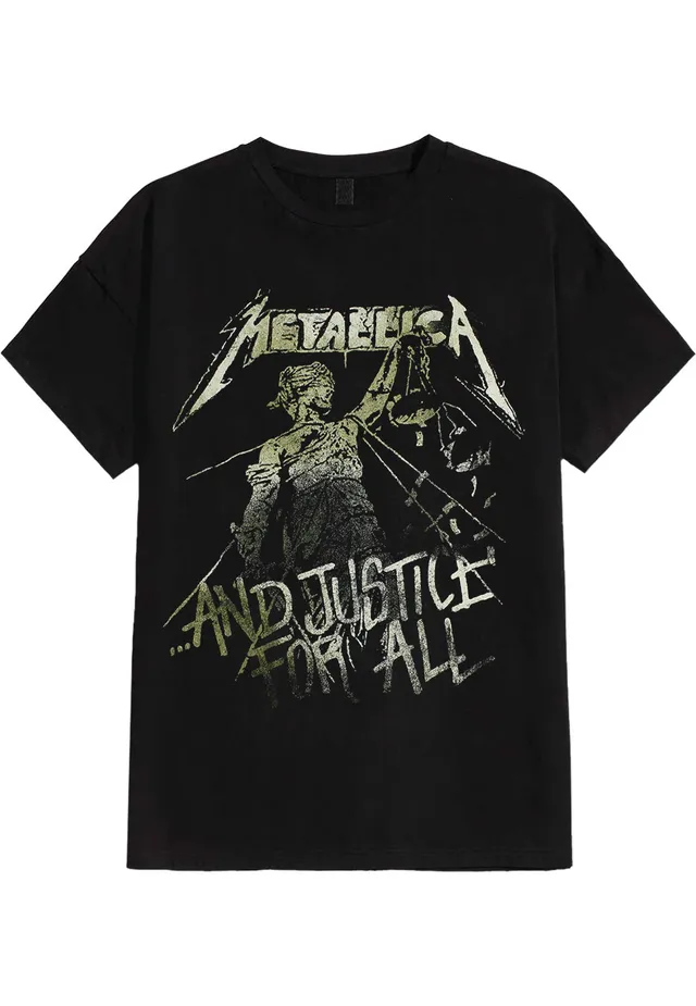 Metallica Justice Vintage maglietta nera manica corta