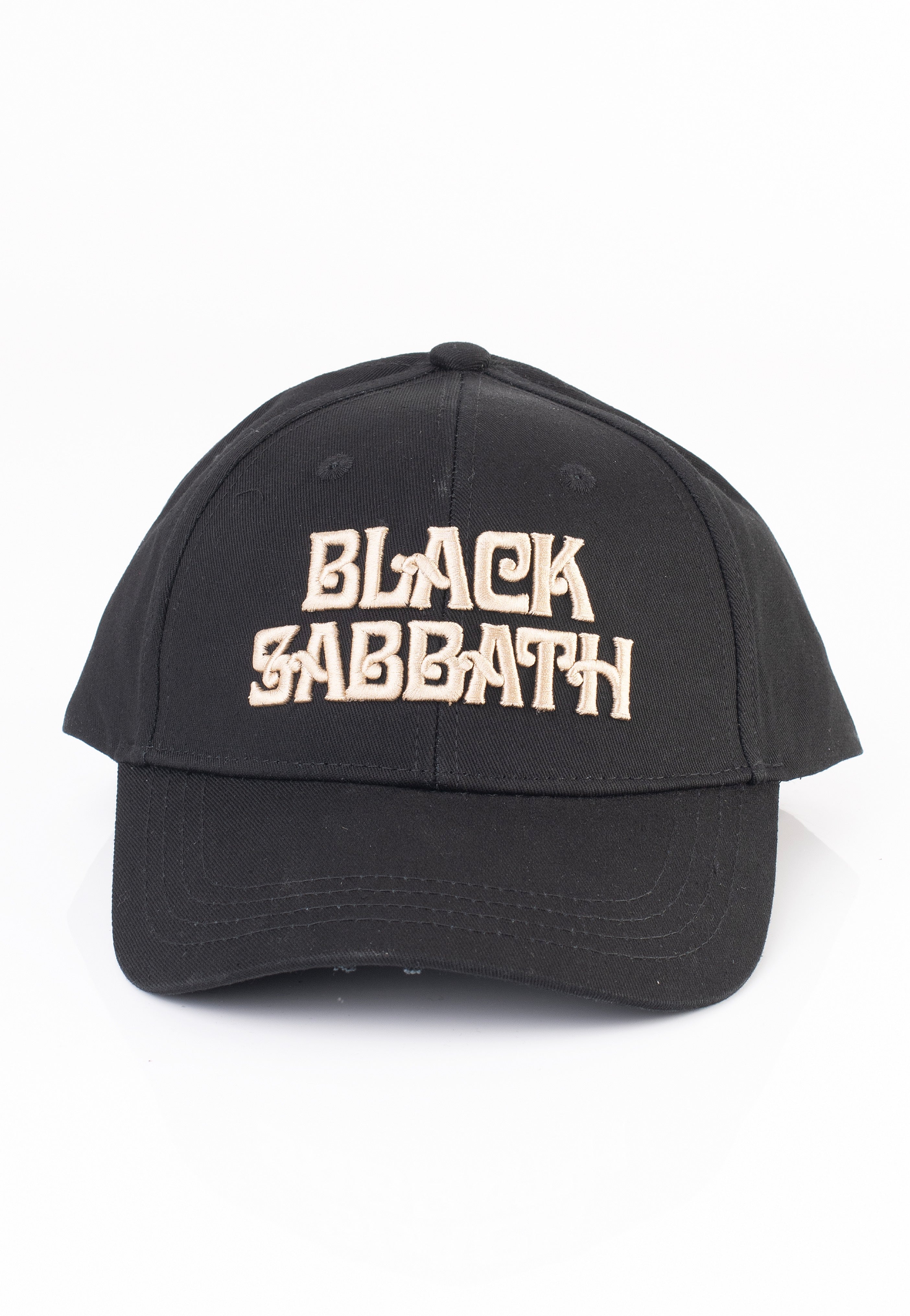 Black Sabbath Text Logo cappellino cap nero snapback