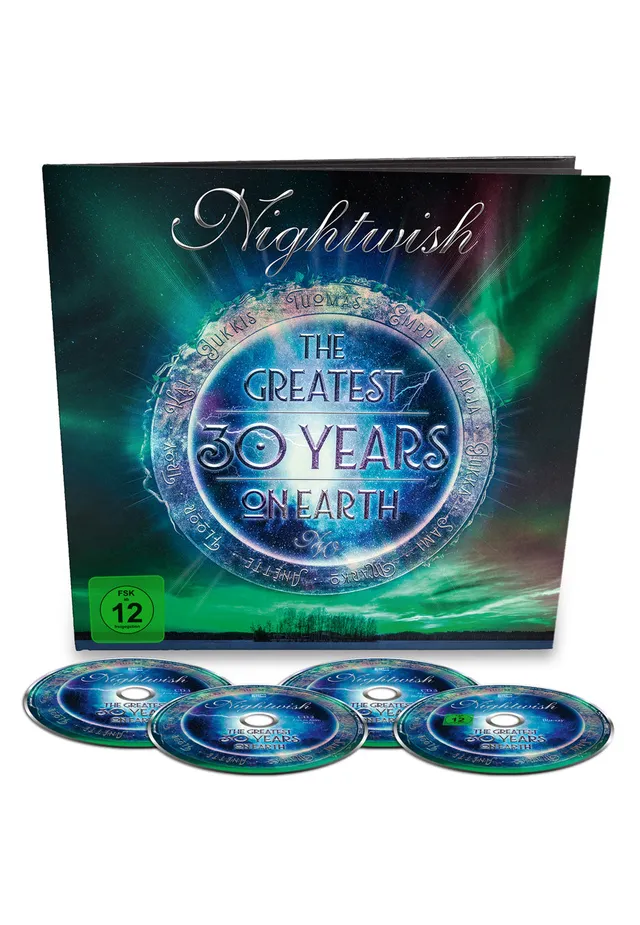 Nightwish The Greatest 30 Years On Earth 3 CD + Blu-Ray earbook