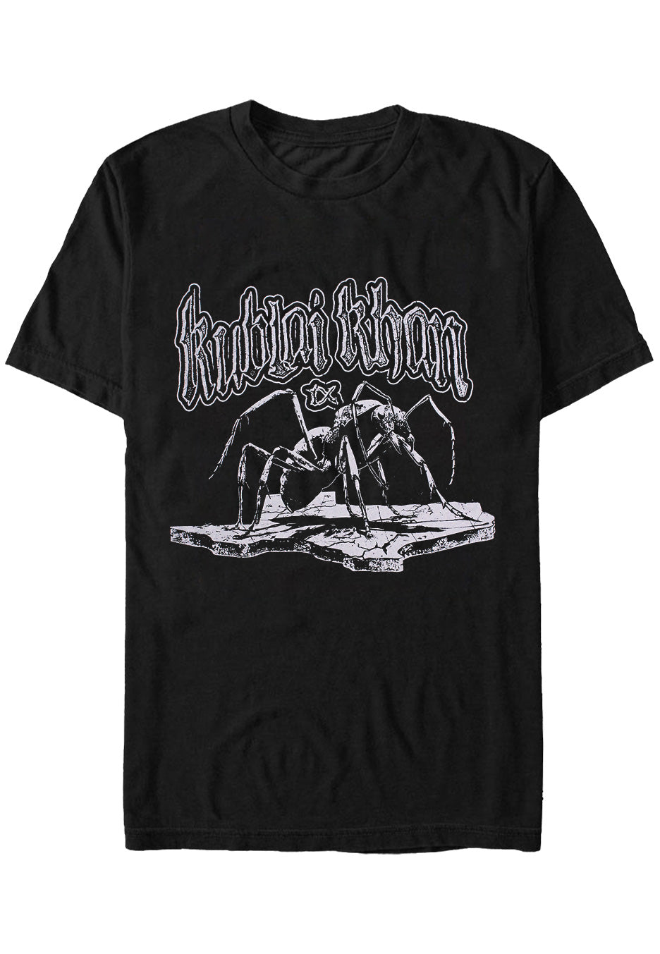 Kublai Khan Antpile t-shirt nera uomo metalcore