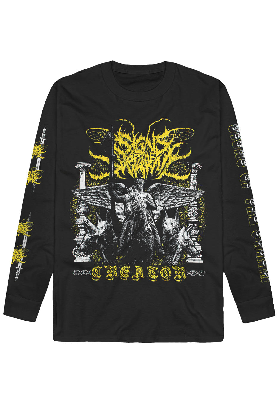 Signs Of The Swarm Creation Longsleeve nero taglia L