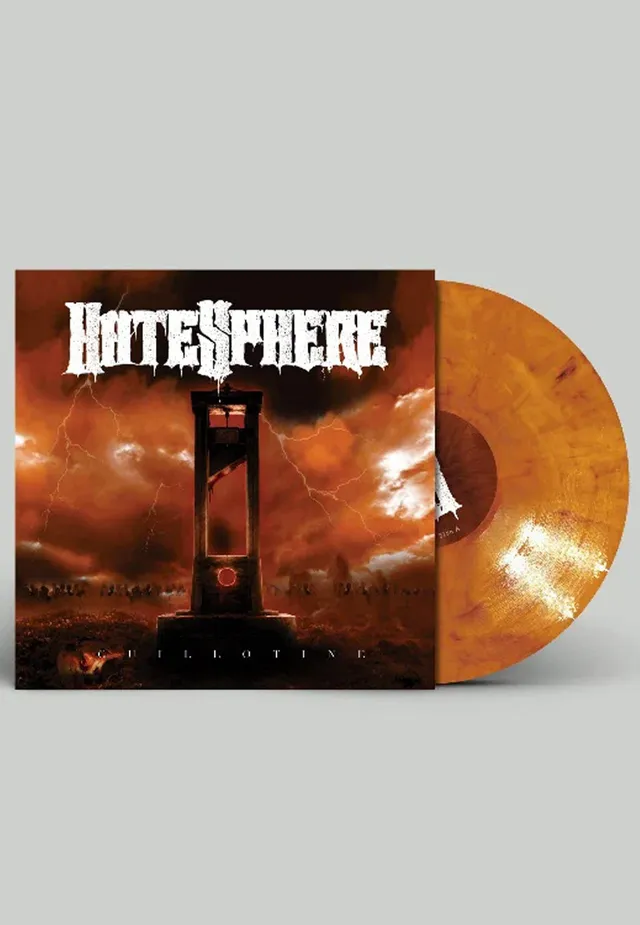 Hatesphere Guillotine vinile LP arancione marmorato limited