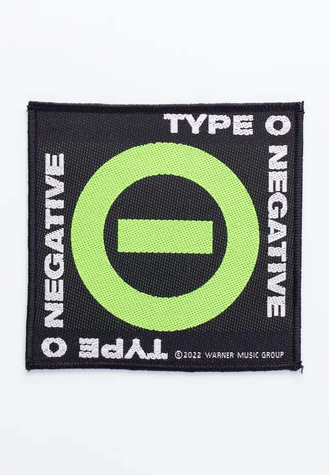 Type O Negative Negative Symbol patch 10x10 cm