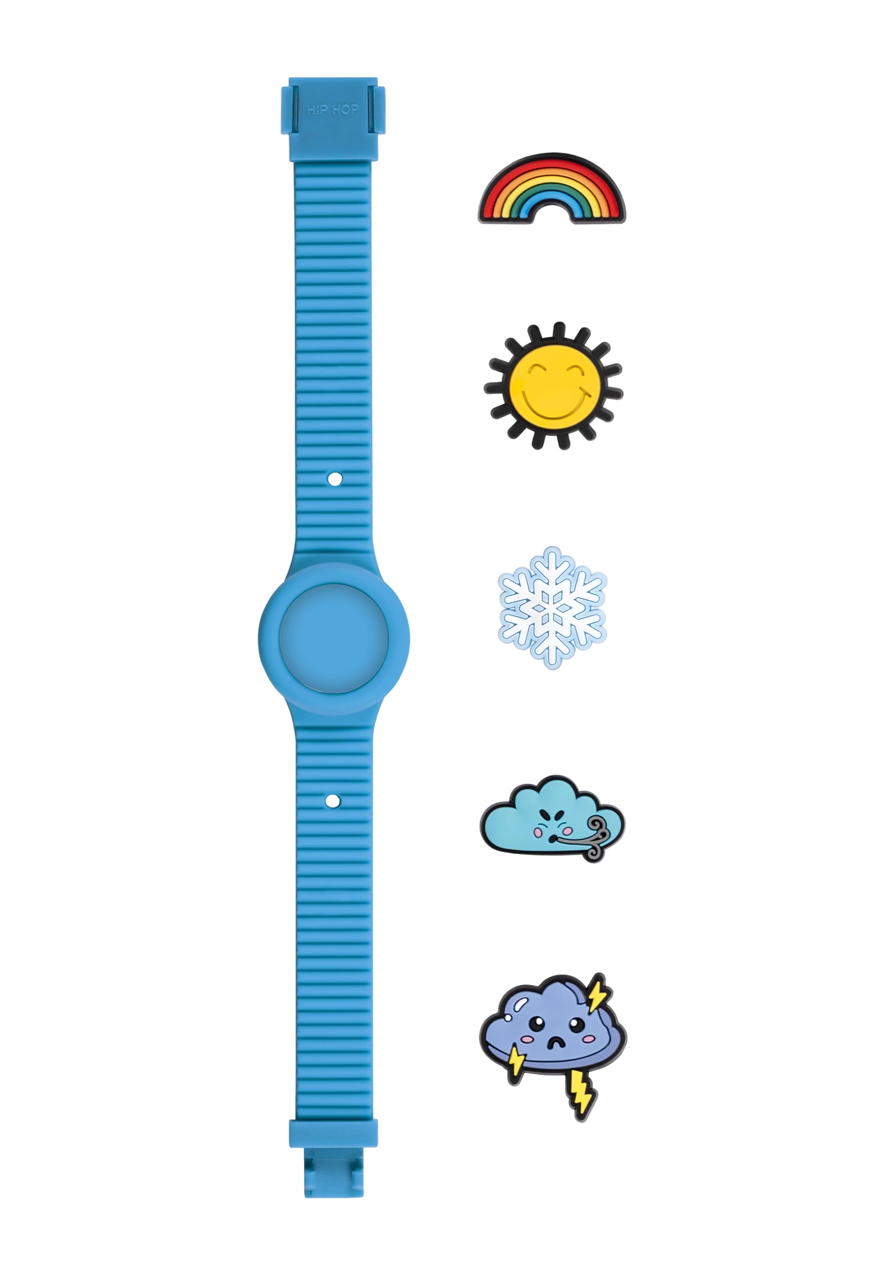 Hip Hop Pintastic! cinturino 32 mm azzurro silicone 5 pin spazio