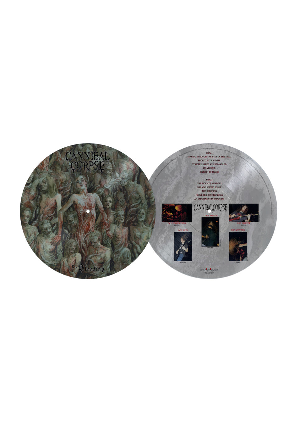 Cannibal Corpse The Bleeding Vinile LP Picture Disc Ltd.