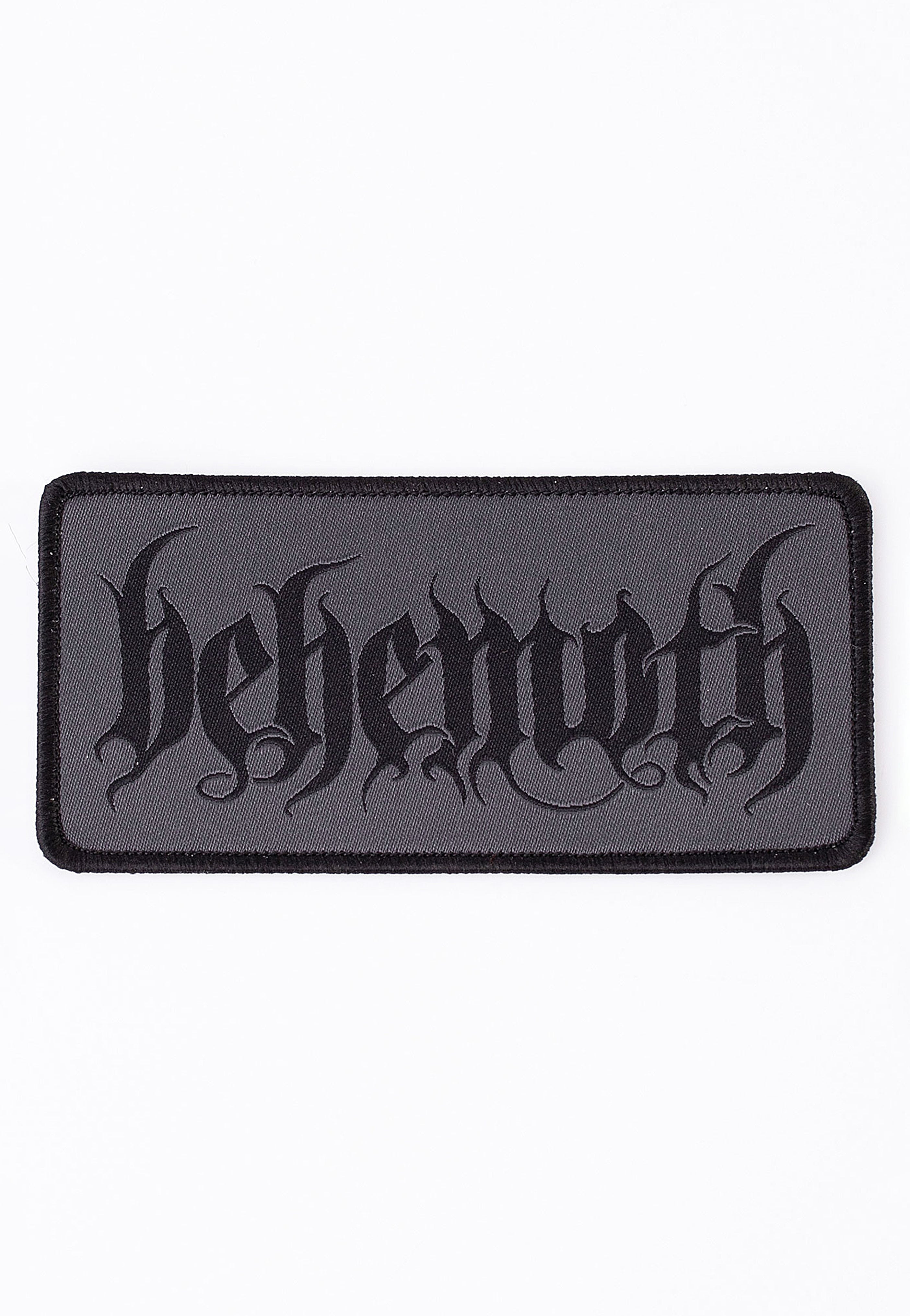 Behemoth Black Logo patch nera onesize