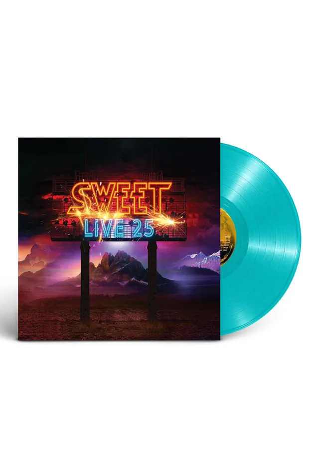 Sweet Live 2025 vinile 2 LP turchese glam rock