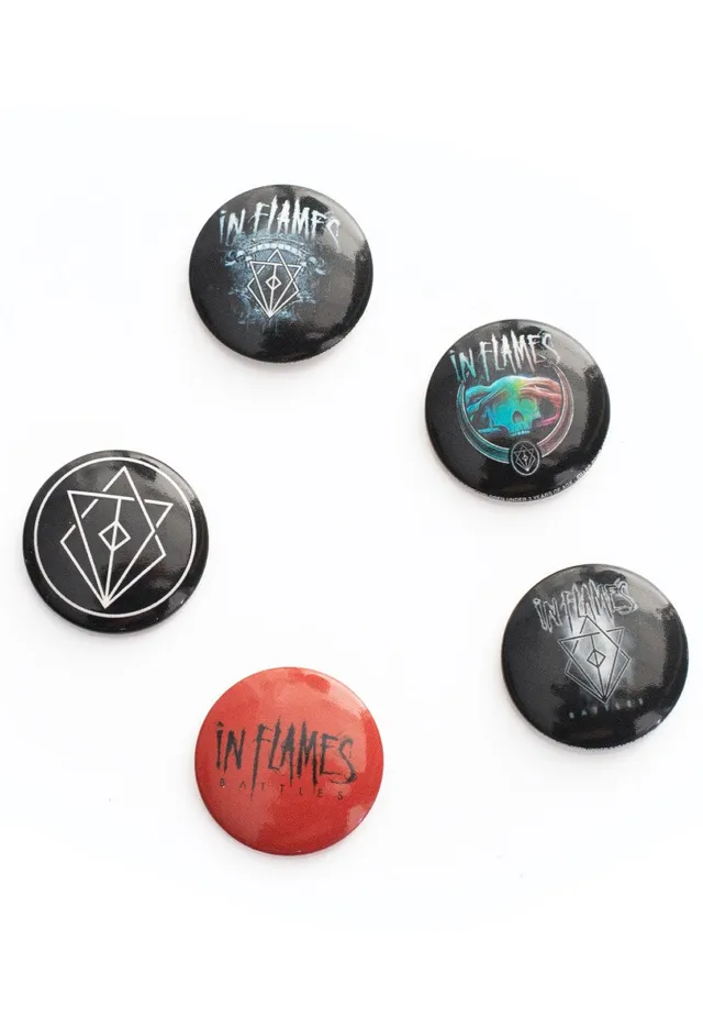 In Flames Battles set 5 spille multicolore metallo