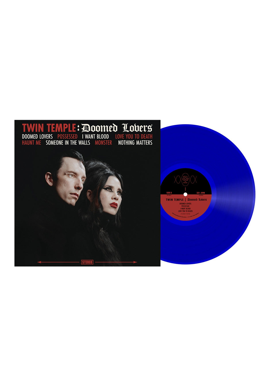 Twin Temple Doomed Lovers vinile LP blu traslucido limitato