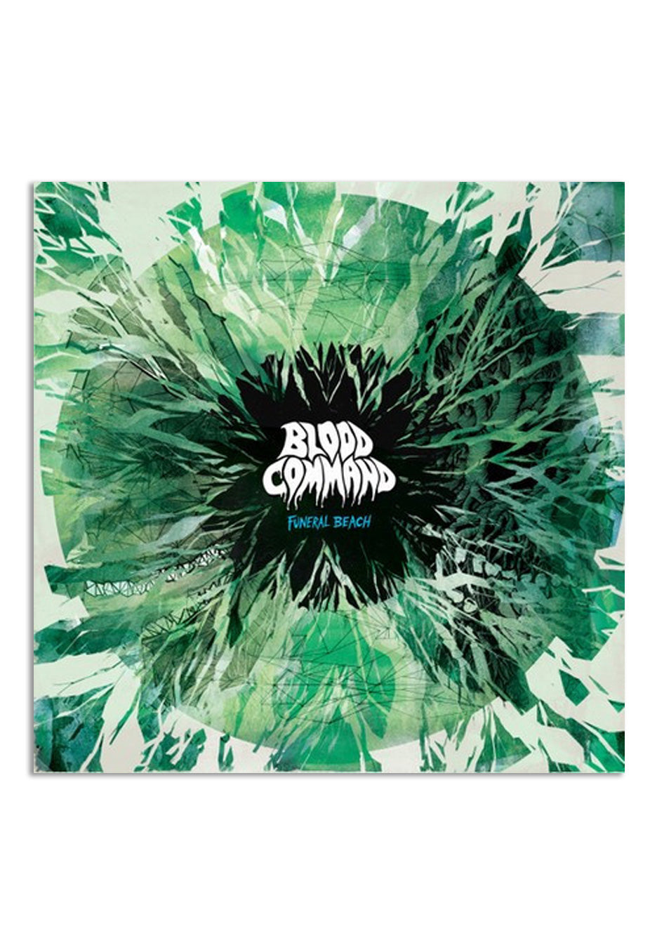 Blood Command Funeral Beach vinile verde metalcore