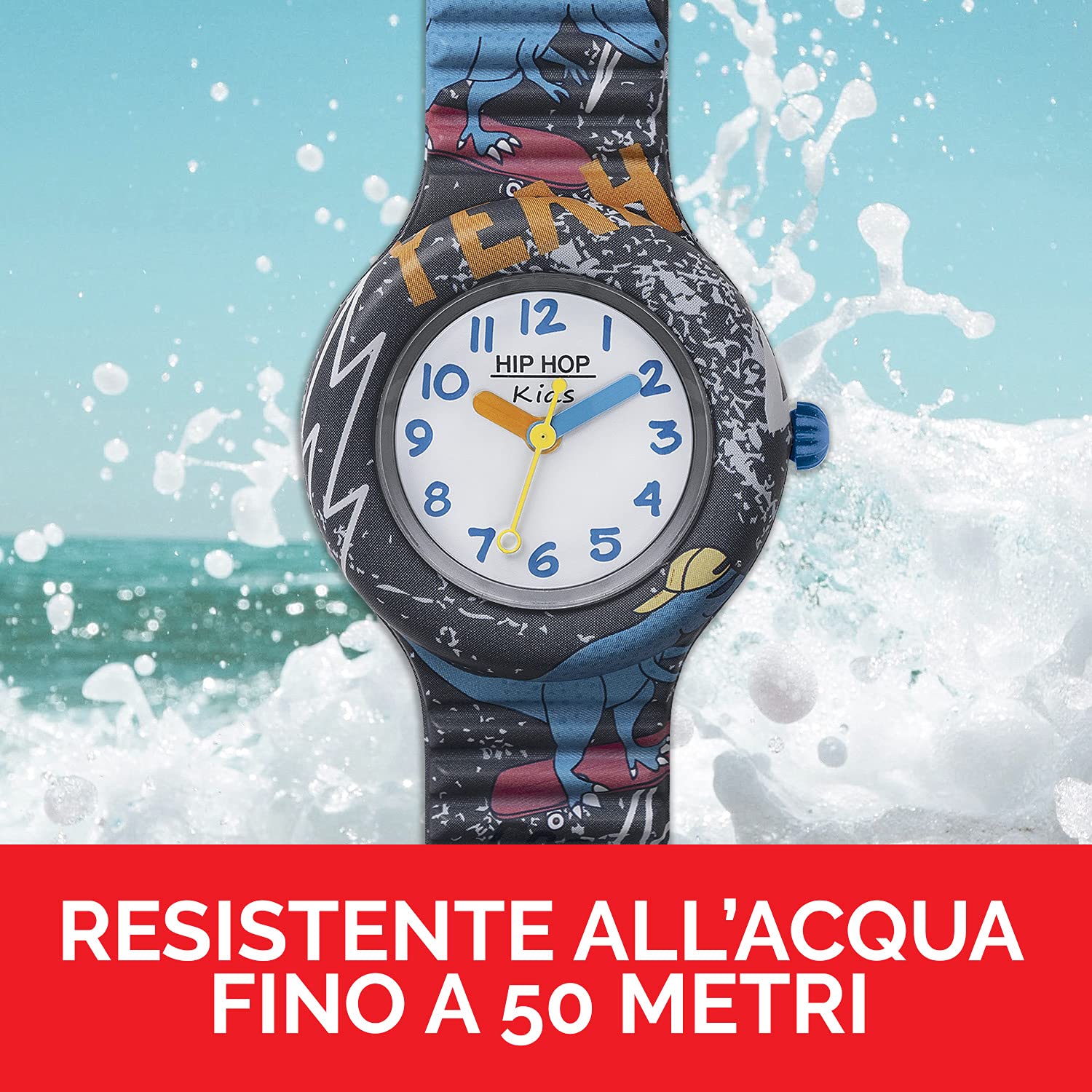 Hip Hop Kids Fun Dinosaur orologio bambino 28mm silicone