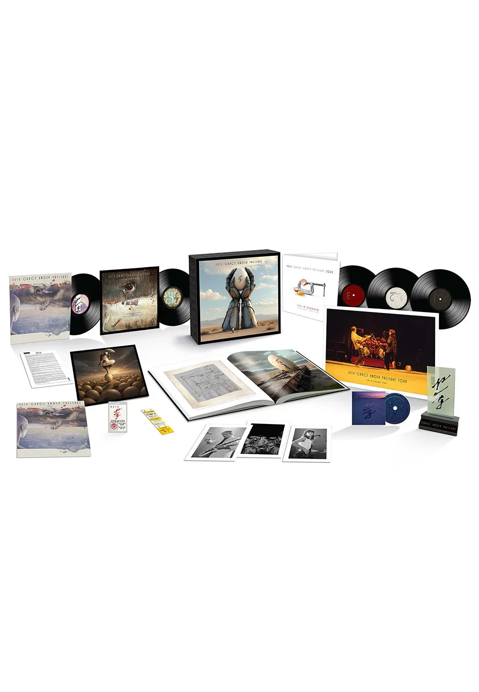 Rush Grace Under Pressure Super Deluxe vinile LP box 5 LP + Blu-ray
