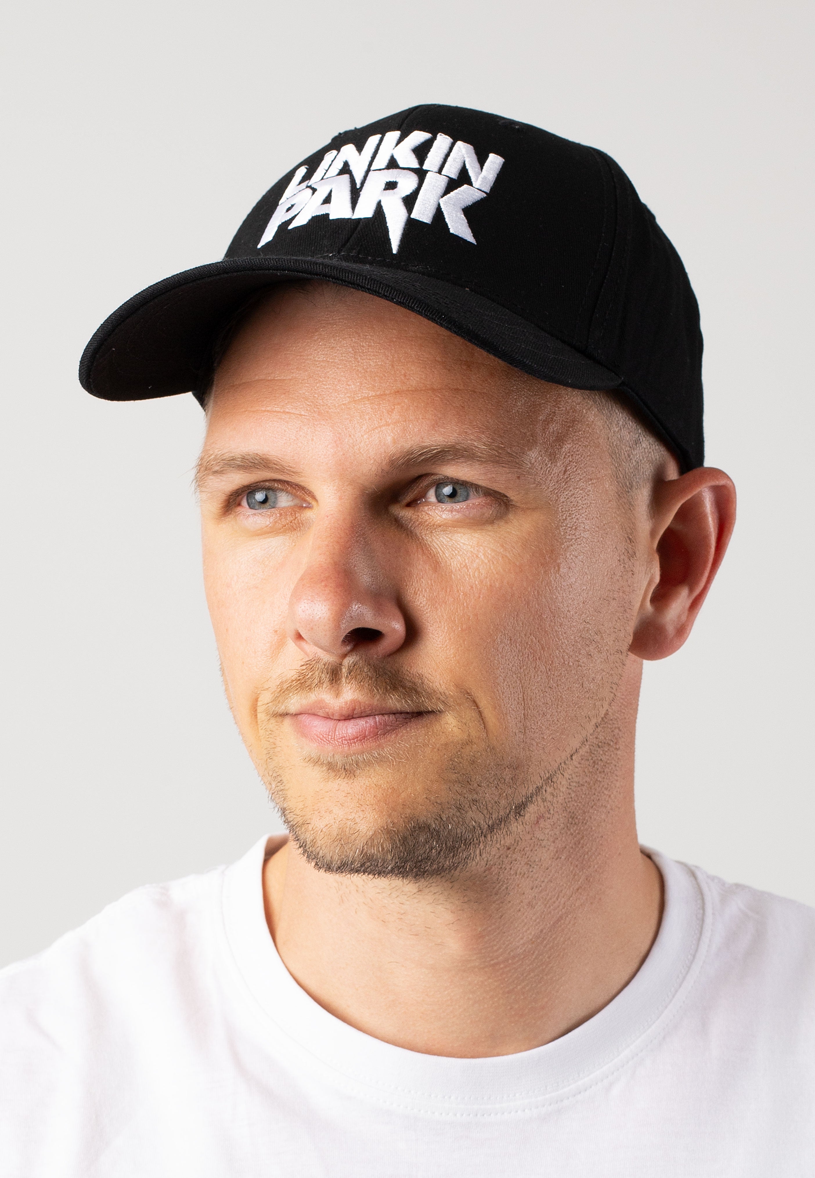 Linkin Park White Logo cappello snapback nero
