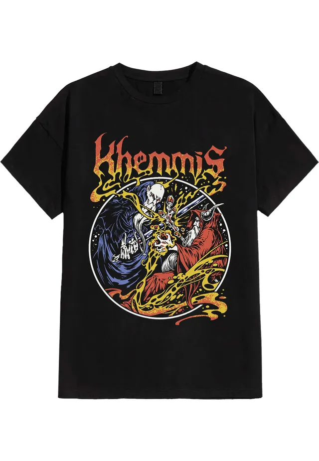 Khemmis Duelling Wizards Maglietta Nera Doom Metal