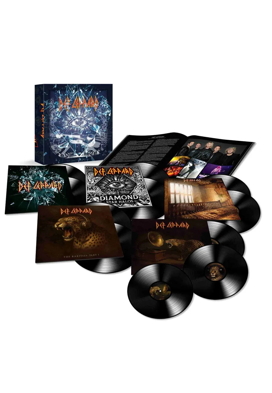 Def Leppard Vinyl Collection Volume 4 boxset vinile 180g
