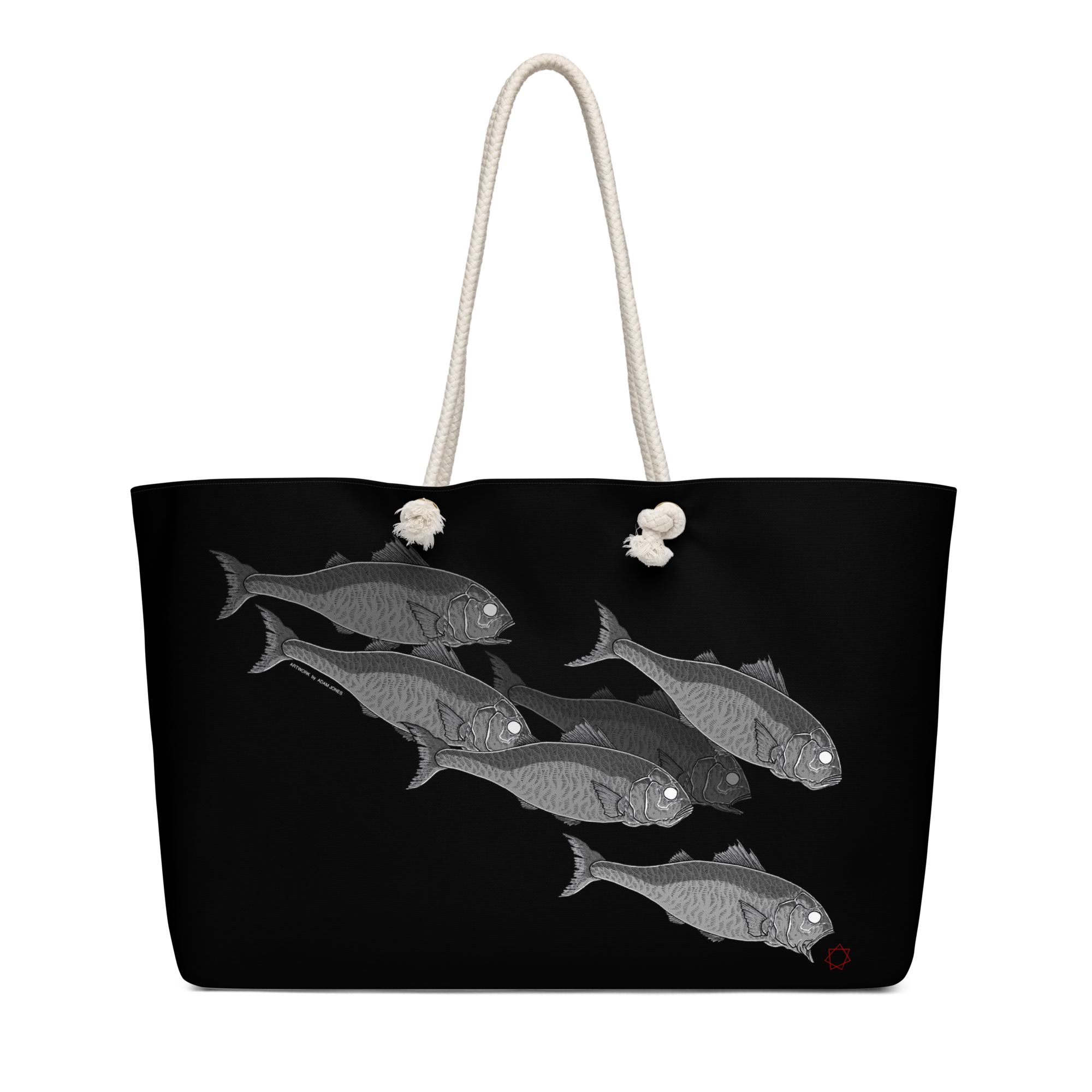 Tool Fish Logo borsa weekend tote poliestere 60,9 cm