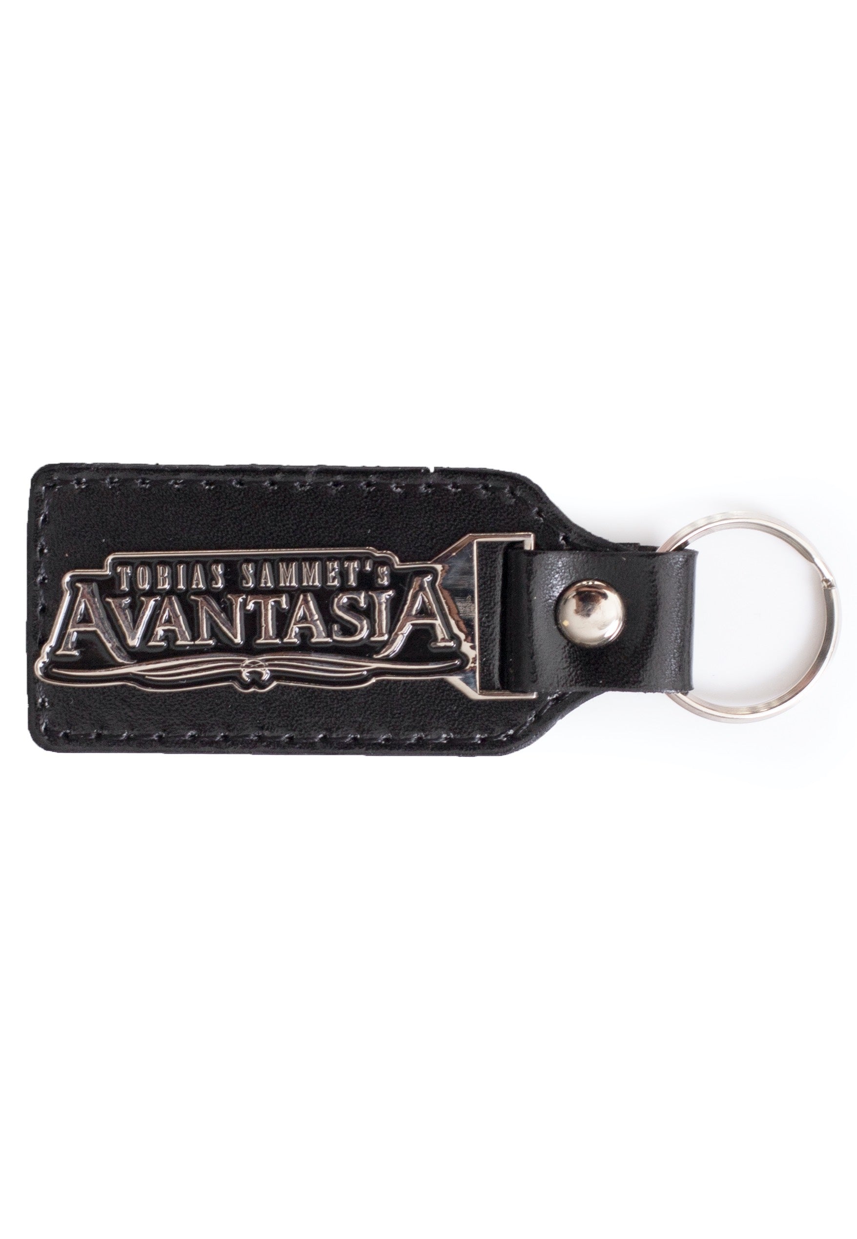 Avantasia Logo Metal portachiavi nero pelle power metal