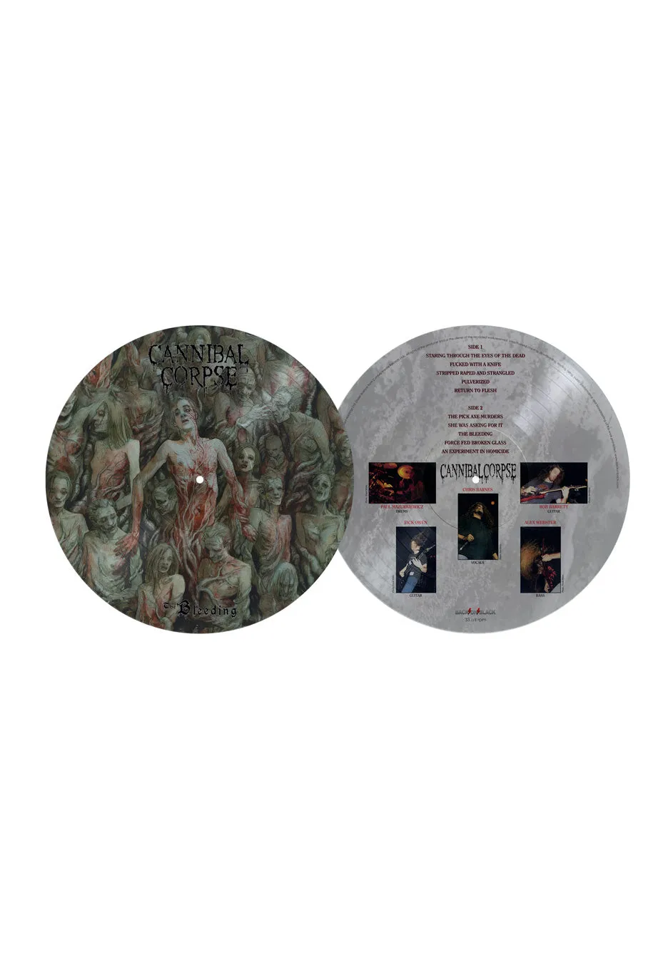 Cannibal Corpse The Bleeding Vinile LP Picture Disc Ltd.