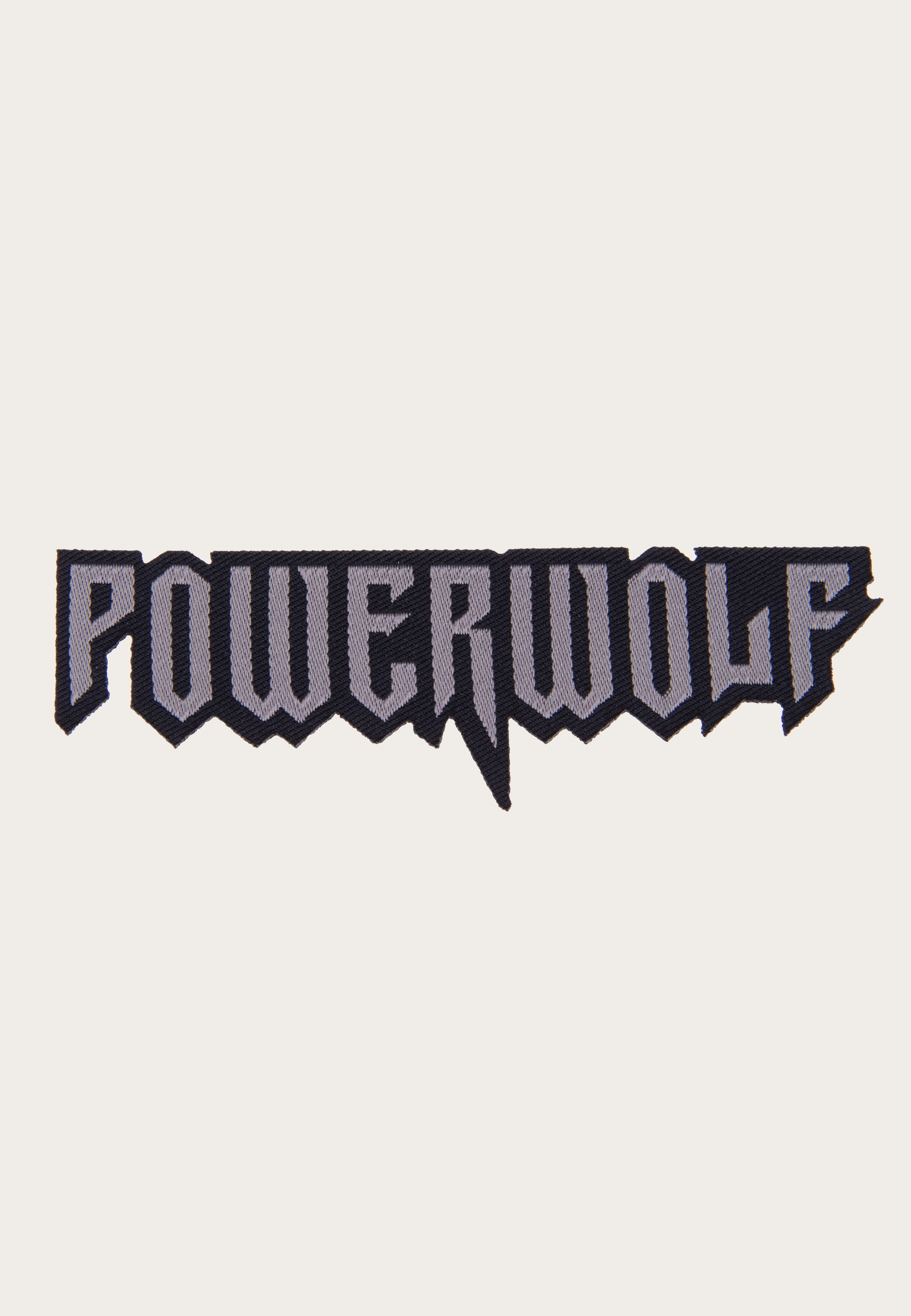 Powerwolf Logo Cut Out patch nera