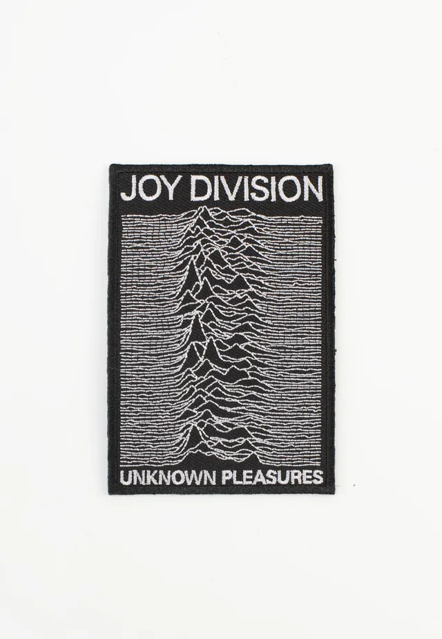 Joy Division Unknown Pleasures patch nera