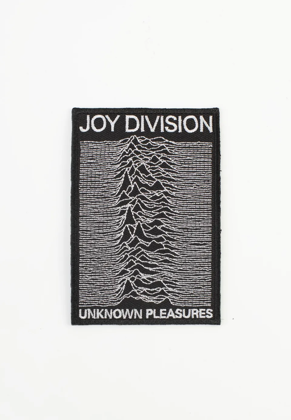 Joy Division Unknown Pleasures patch nera
