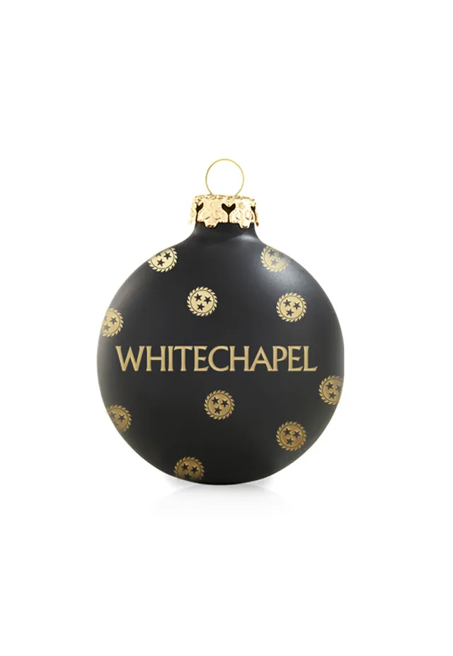 Whitechapel Logo Limited Xmas Pallina Natale Nera