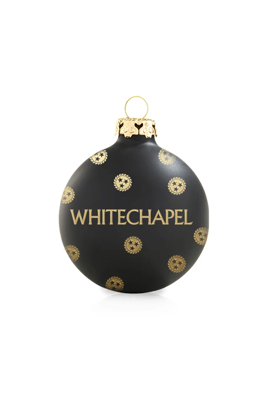 Whitechapel Logo Limited Xmas Pallina Natale Nera