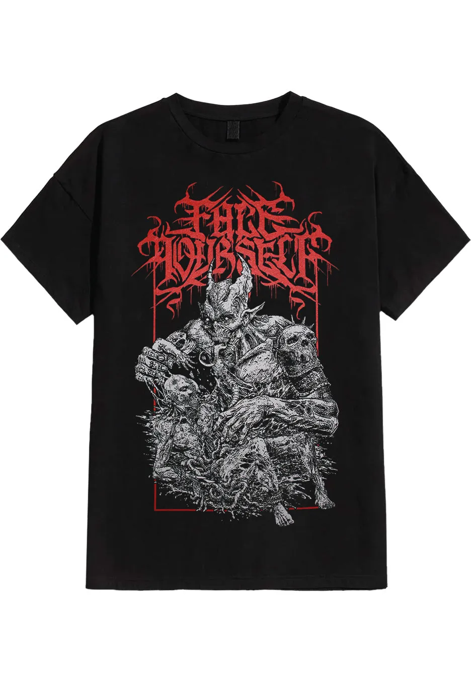 Face Yourself Ripping Monster t-shirt nera manica corta