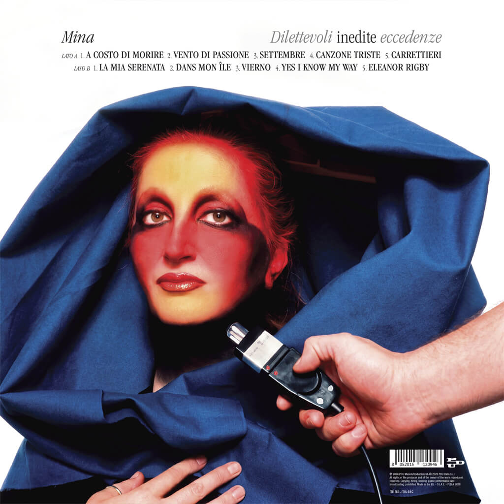 Mina Dilettevoli Inedite Eccedenze LP vinile cover