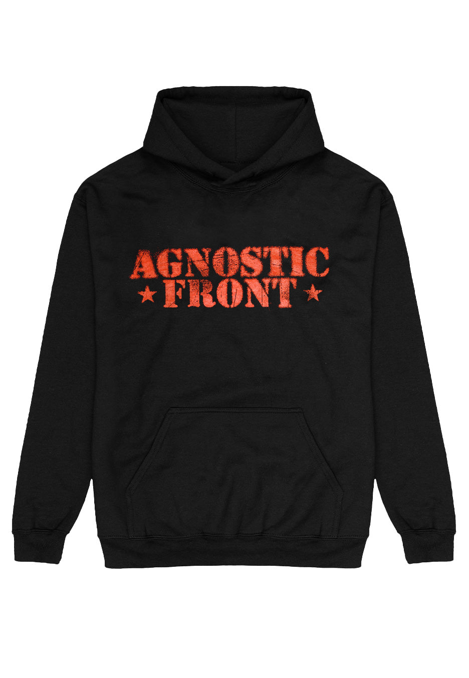 Agnostic Front United And Strong felpa hoodie nera