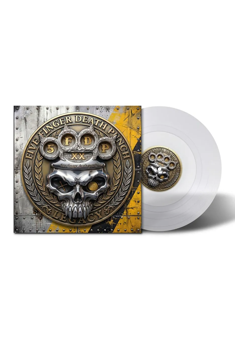 Five Finger Death Punch Legacy Vinile clear limitato