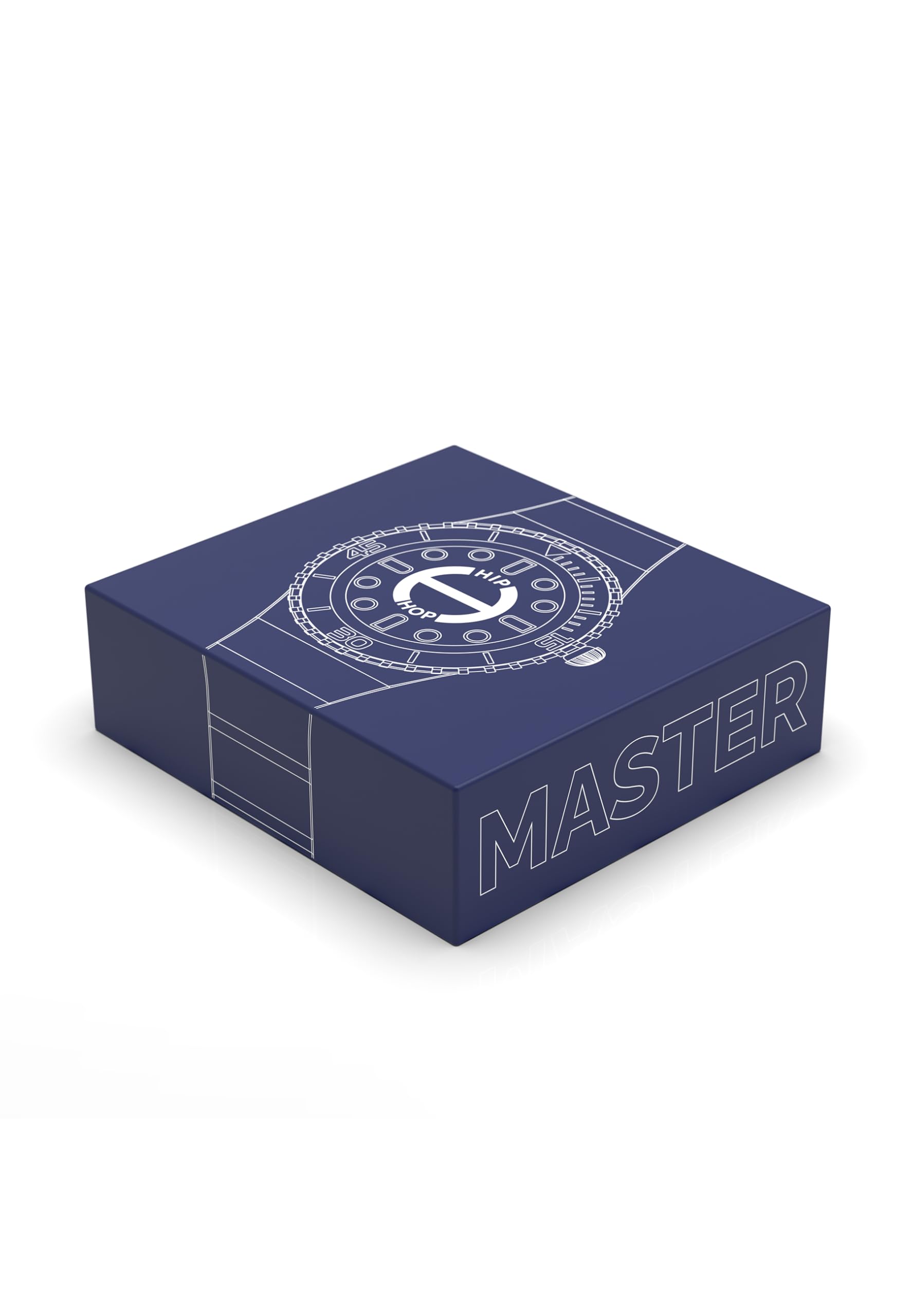 Hip Hop Master Orologio Uomo Silicone 2 Cinturini 41 mm