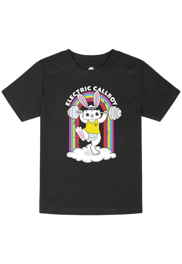 Electric Callboy Pump It Bunny T-Shirt bambini nera jersey