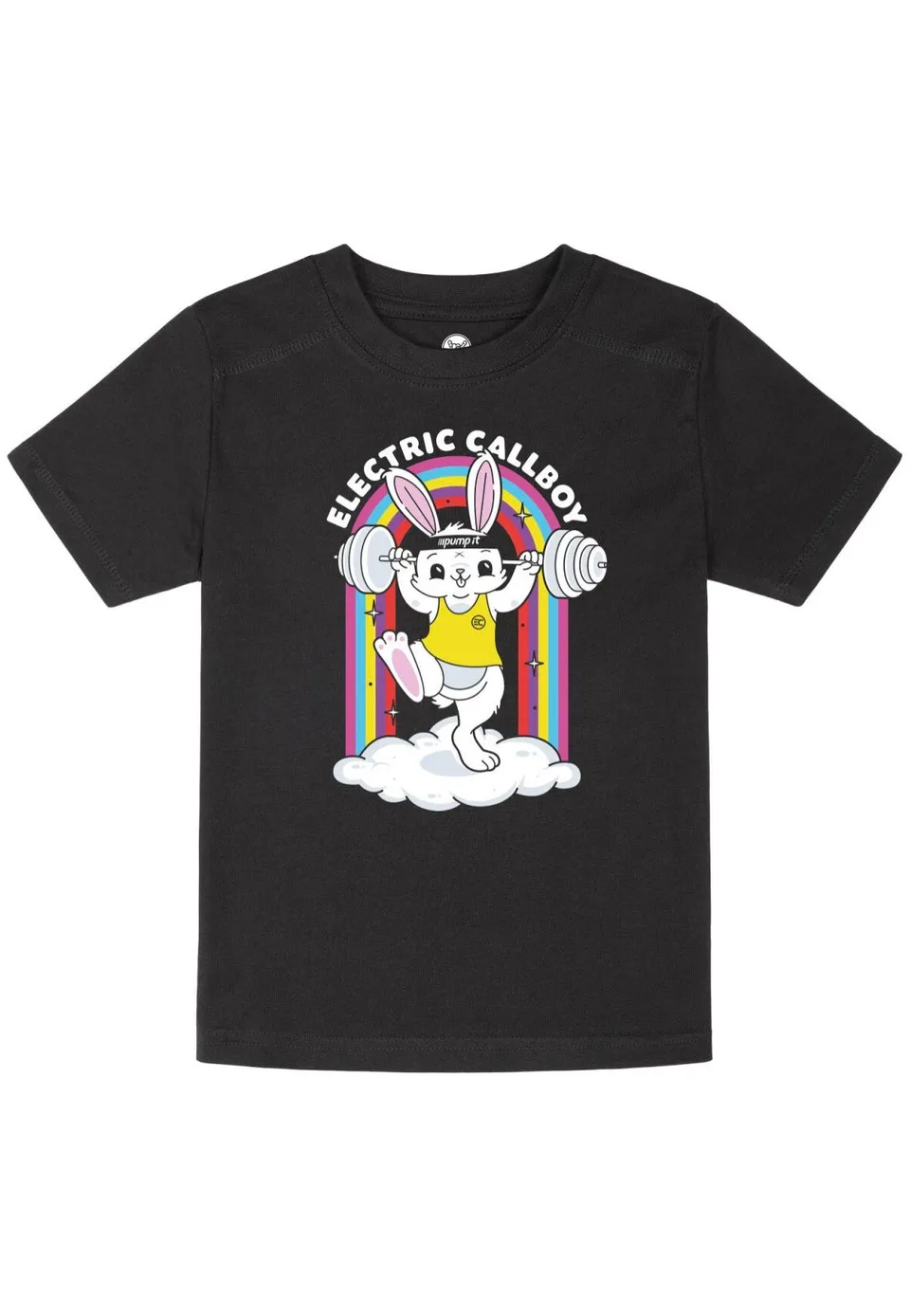 Electric Callboy Pump It Bunny T-Shirt bambini nera jersey