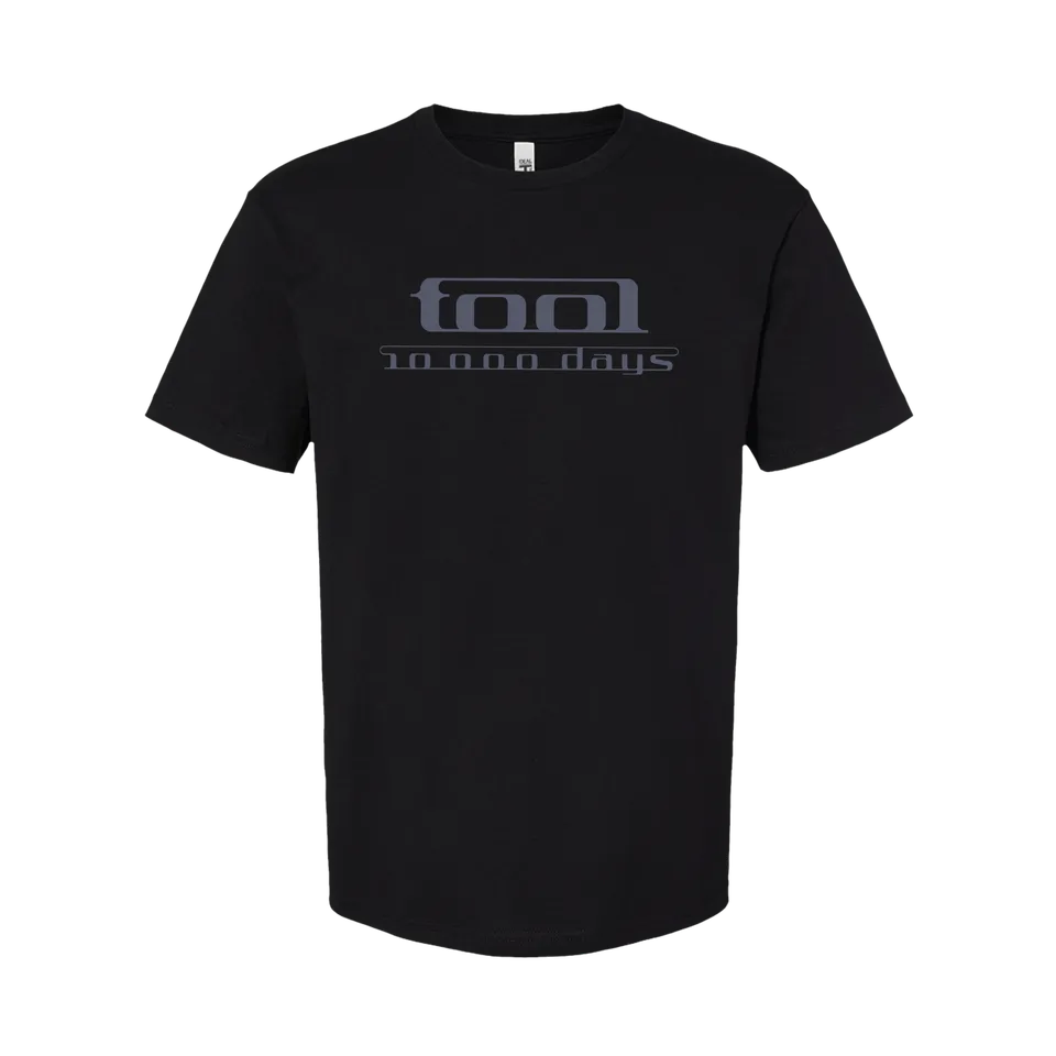 Tool 10,000 Days Logo T-shirt unisex taglia L cotone