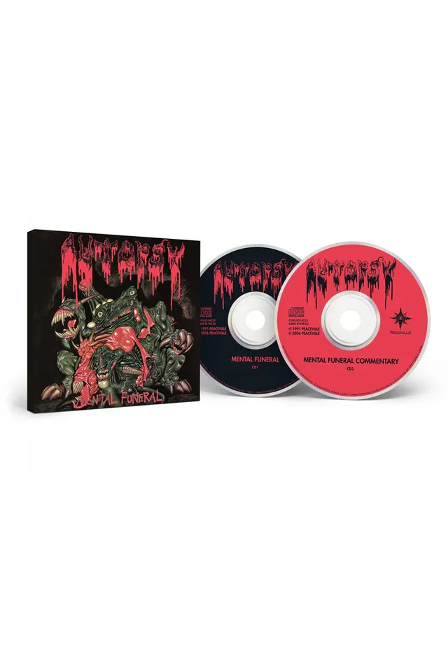 Autopsy Mental Funeral 2 CD death metal 35th Anniversary