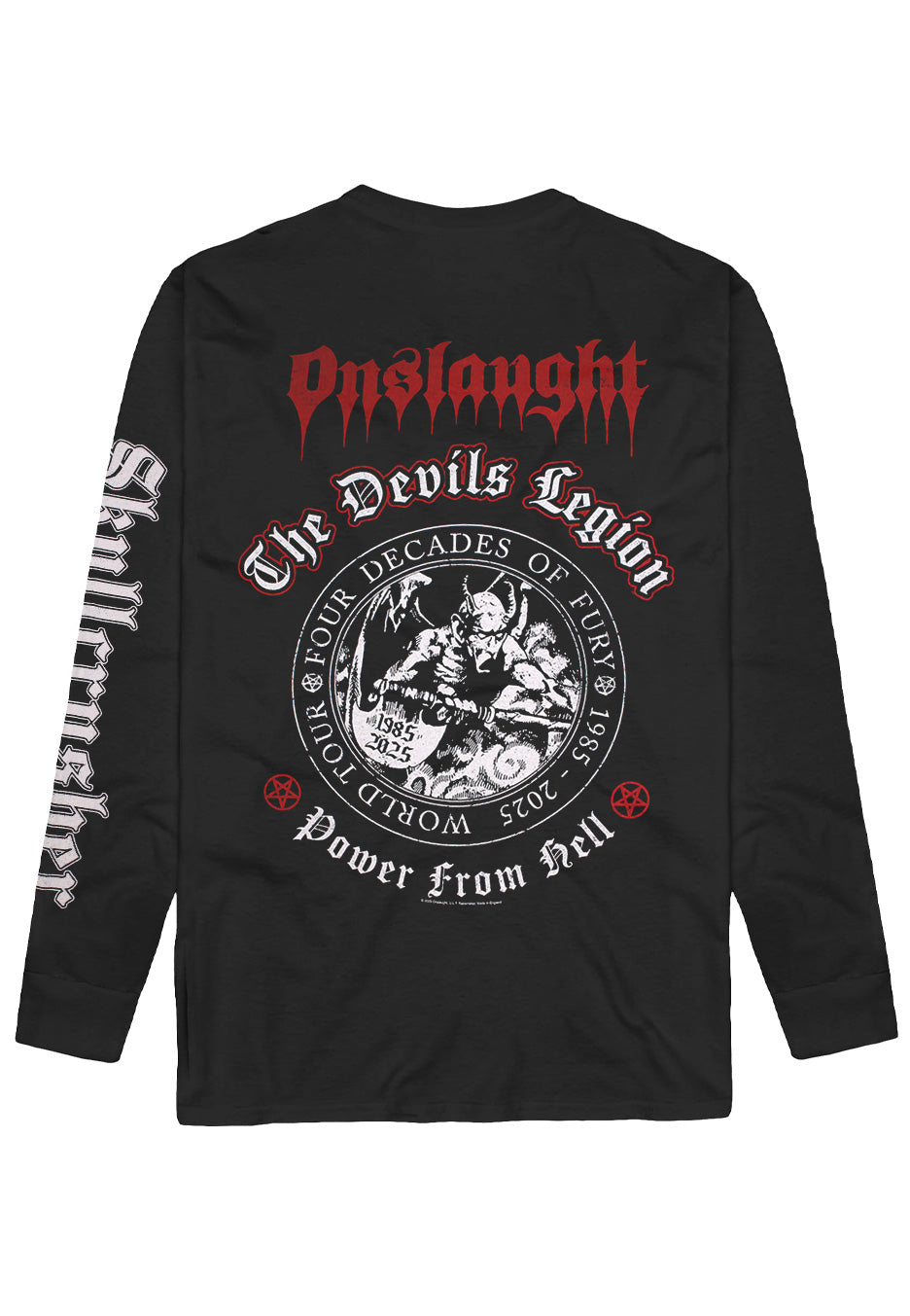 Onslaught Power From Hell longsleeve nero taglia L