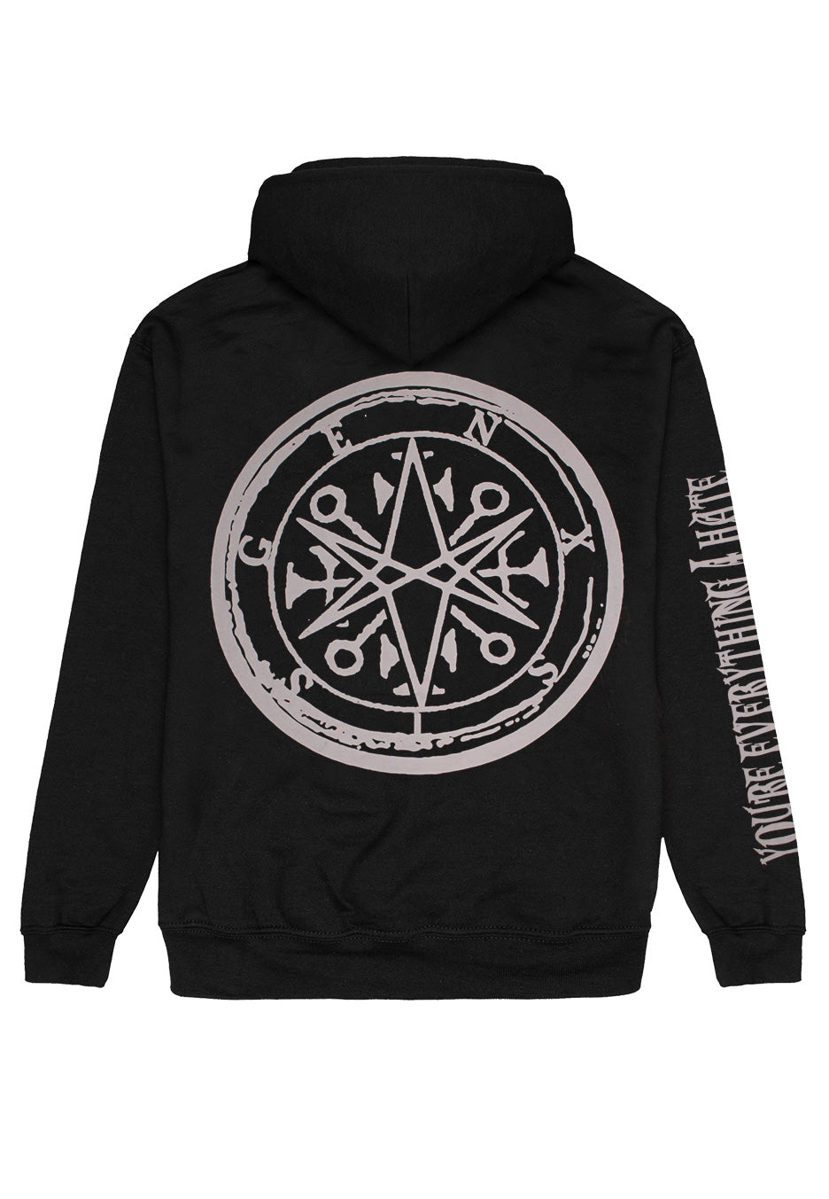 Bring Me The Horizon Genxsis felpa zip nera metalcore
