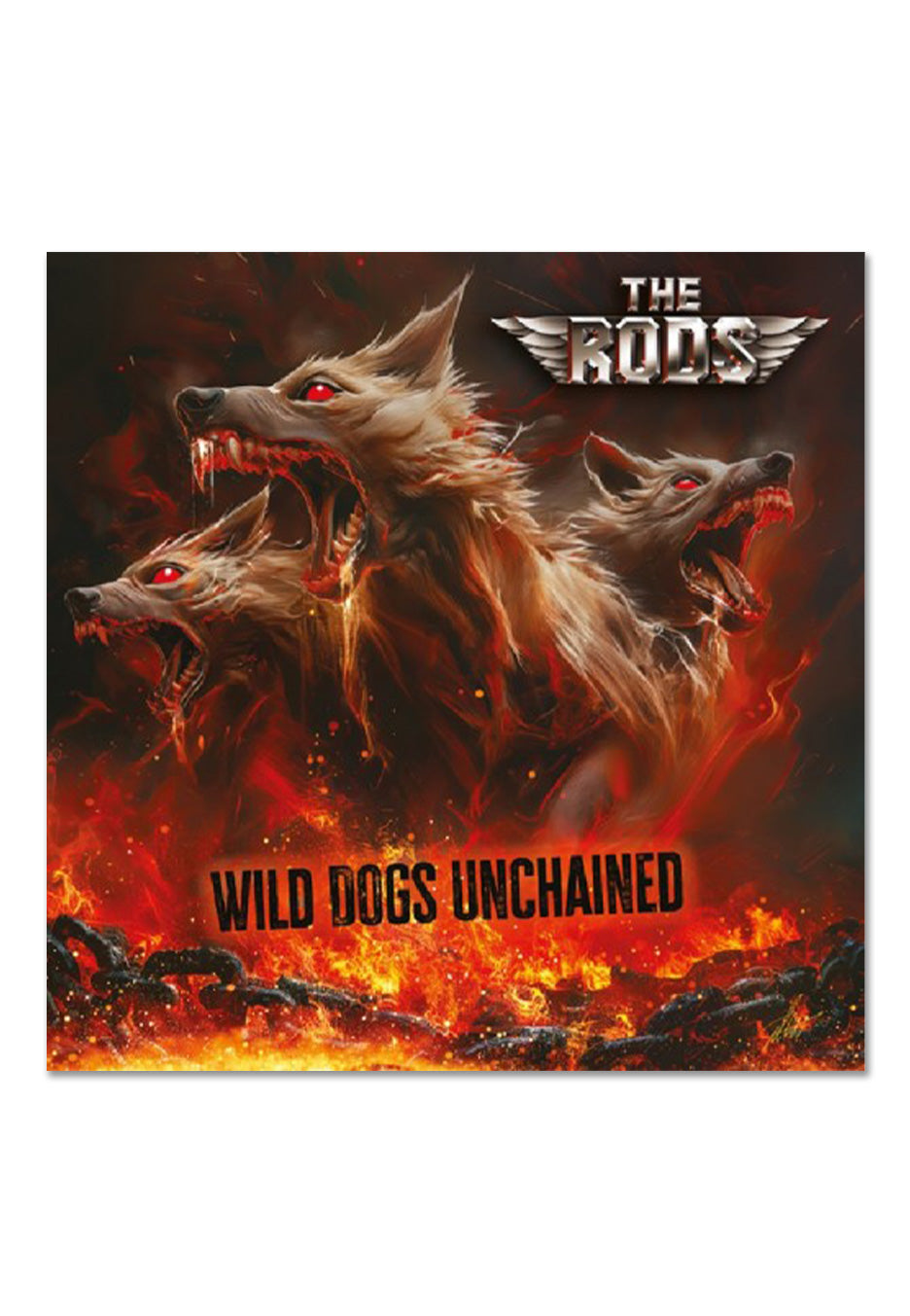 The Rods Wild Dogs Unchained vinile rosso limitato LP heavy metal